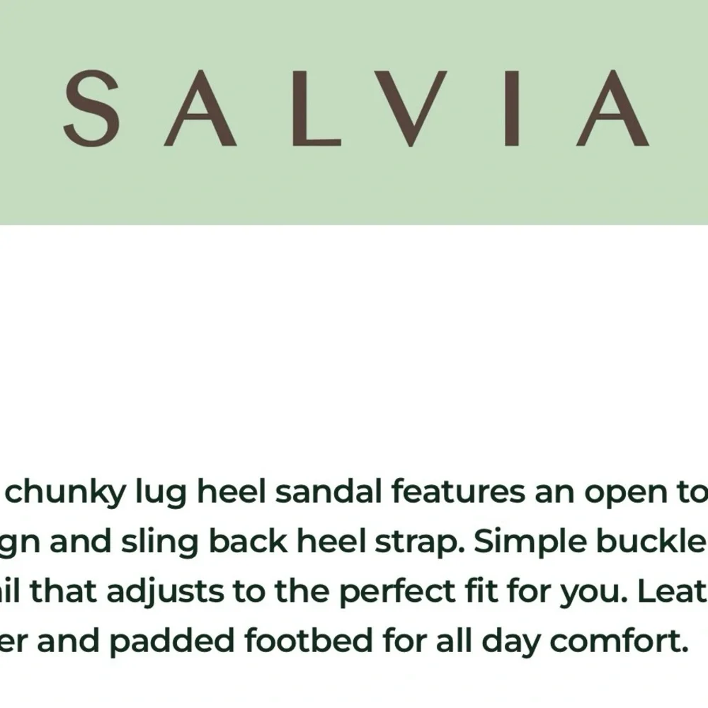 NWOT Salvia “Hope” Cuoio Sheep Leather Platform Sandals. Chunky. Comfort. Sz 36 - Picture 3 of 11